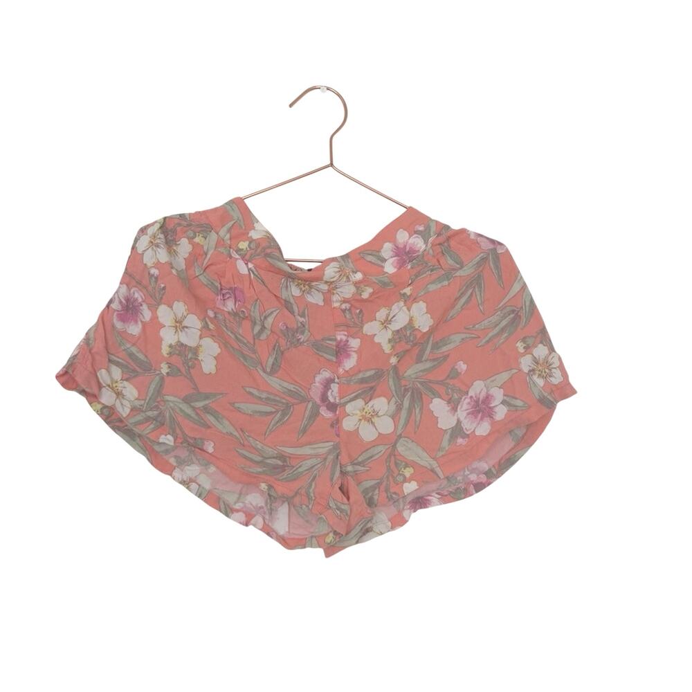 American Eagle Outfitters pull on Floral Coral Shorts